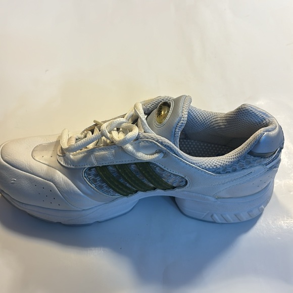 Adidas Climacool athletic shoes white with grey, blue and green size 6 - Picture 5 of 11